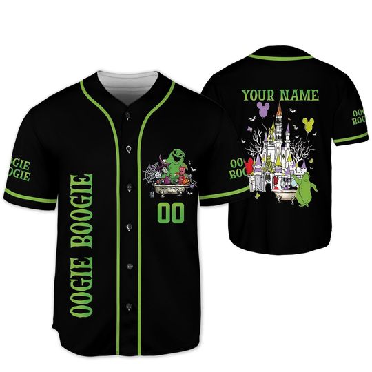Custom Oogie Boogie Bash 2025 Halloween Baseball Jersey