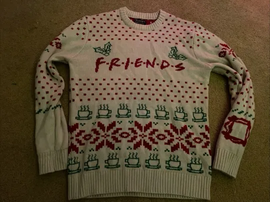 Friends TV Show  Ugly Christmas Sweater Size Small Unisex