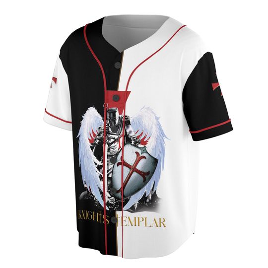 Knights Templar Christian Faith Baseball Jersey