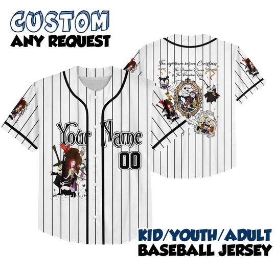 Discover Personalized Disney Jack Skellington And Sally Jersey