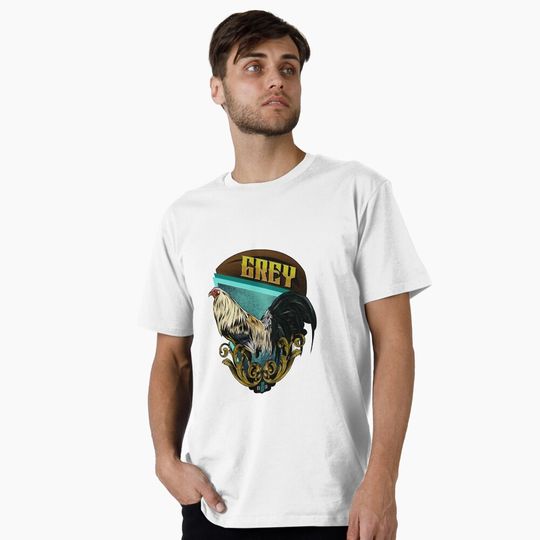 Discover Grey Gamecock Premium T-Shirt