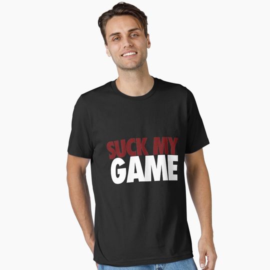 Discover Suck My Game (Garnet/White) Essential T-Shirt