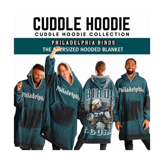 Discover Philadelphia Birds Hoodie Blanket: Football Fan Gift