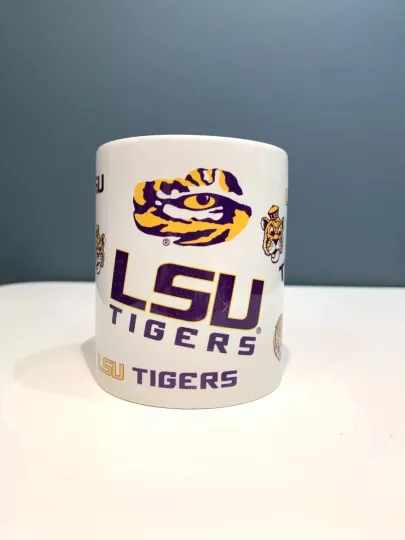 Discover NCAA Team Logo LSU Tigers football Cup Coffee Mug 13oz