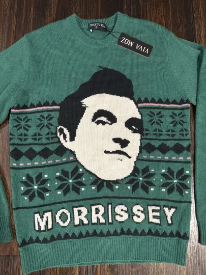 Discover MORRISSEY RARE Viva Moz Ugly Christmas Sweater. Size Medium