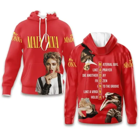 Discover Madonna Material Girl Like A Prayer Hoodie, Gift For Fan