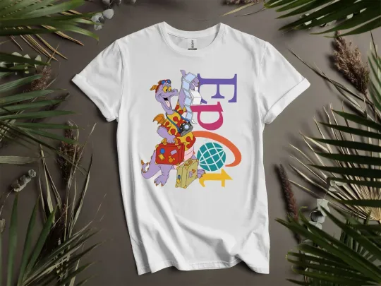 Discover Figment Dragon Disney Epcot Unisex T-Shirt for Men and Women