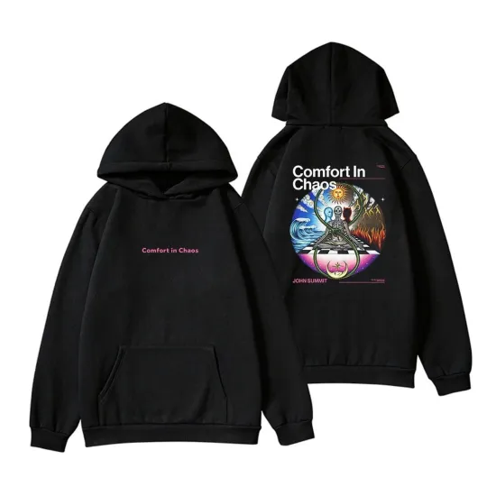 Discover John Summit Merch Comfort in Chaos Double Sided Hoodie