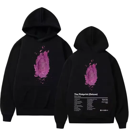 Nicki Minaj The Pinkprint Deluxe Album Hoodie Unisex Double Sided