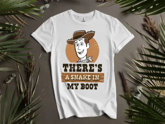 Discover Disney Toy Story Woody There's A T-Shirt Men Women Unisex