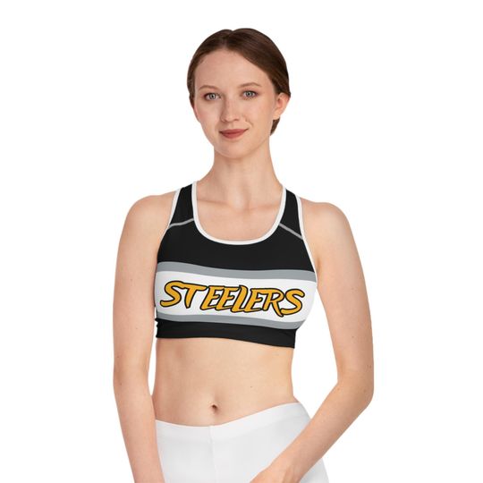 Steeler Vibrant Color Block Sports Bra for Active Lifestyle | Fitness Apparel, Workout Gear, Gym Top, Yoga Tank, Running Bra