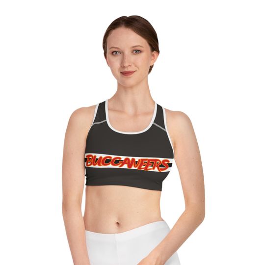 Buccaneers Vibrant Color Block Sports Bra for Active Lifestyle | Fitness Apparel, Workout Gear, Gym Top, Yoga Tank, Running Bra