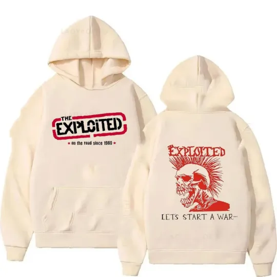 Discover Let's Start a War Double Sided Hoodie