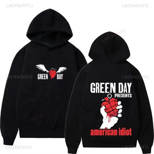 Green Day Saviors Band Hoodie Unisex, Double Sided
