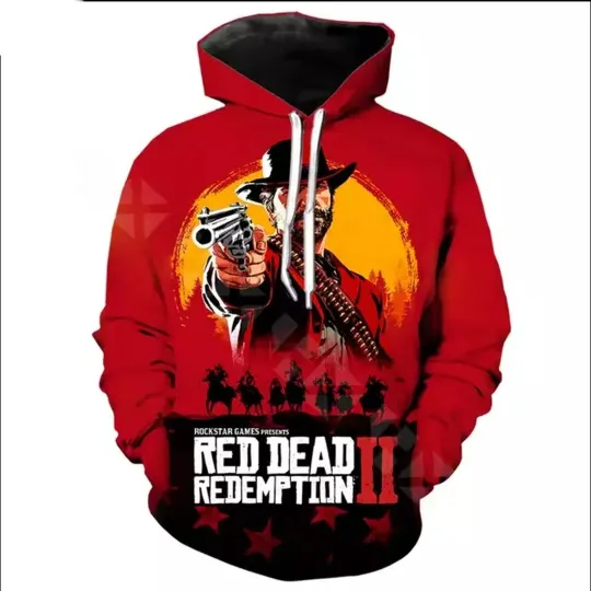 Red Dead Redemption 2 Game Hoodie, Gift For Fan
