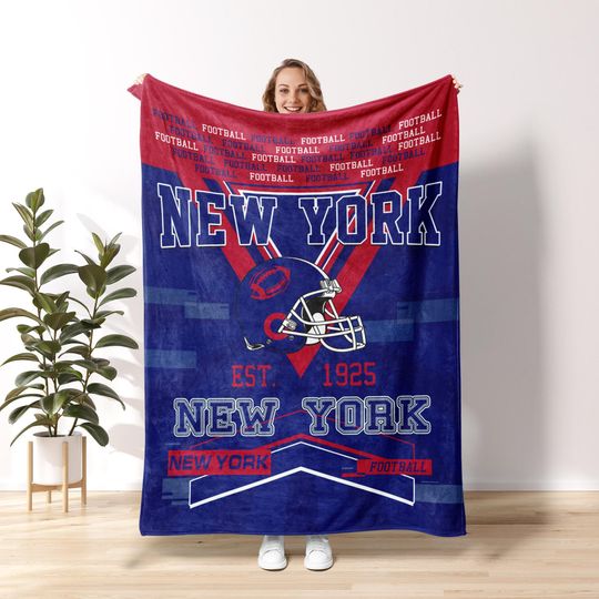 Discover New York Giant Personalized Blanket,New York Football Blanket,NY Giant Blanket,New York Football Blanker,New York Giant Fan Gift FC9