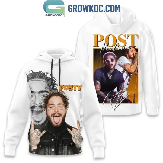 Post Malone Posty A Happier Song 3D Hoodie, Gift For Fan