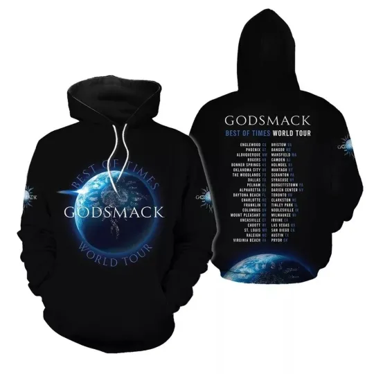 Discover Godsmack Music Band Tour 3D Hoodie, Gift For Fan