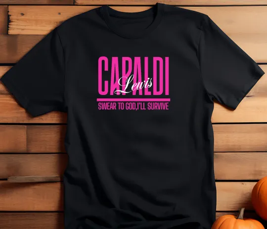 Discover Lewis Capaldi 2025 Tour T-Shirt Unisex Concert Fan Top UK