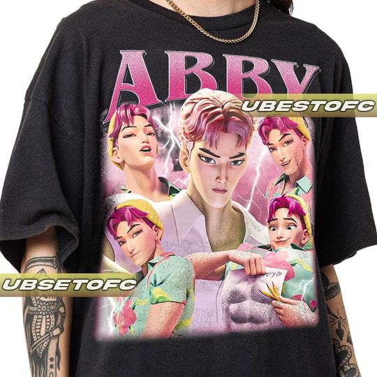 Discover Limited Abby Kpop Demon Hunters Tee, Saja BoysT-shirt, Unisex T-Shirt, Merch, Graphic Tee, Pop Culture Shirt