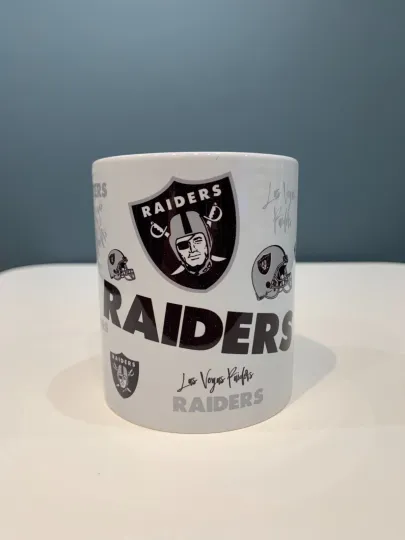 Discover football Team Logo Las Vegas RaidersCup Coffee Mug