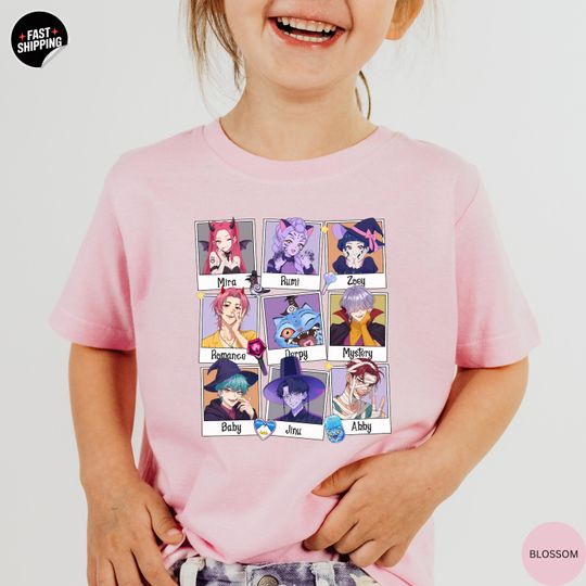 Discover Halloween Kpop Demon Hunter Shirt, Halloween Huntrix Anime Idols, Comfort Color Unisex Youth Toddler T-Shirt, Halloween Derpy