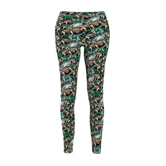 Philadelphia Eaggles Women's Casual Leggings, Cute yoga pants, gift