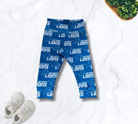 Detroit Lions Football Leggings Gender Neutral Fan Outfit