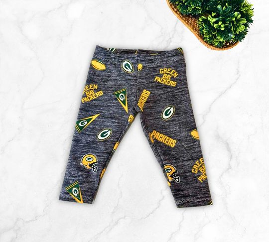 Green Bay Packers Football Fan Leggings Gender Neutral