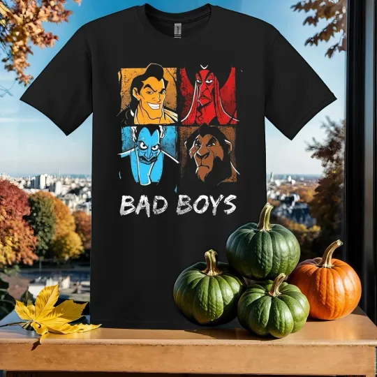 Discover Bad Boys Villains Disney T-shirt Men Women Unisex