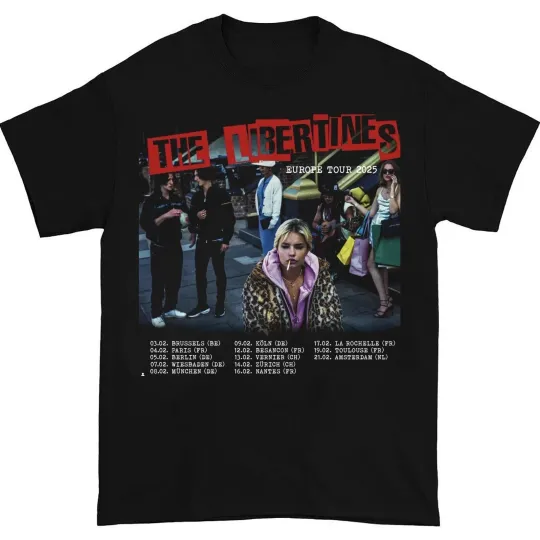 Discover The Libertines Band Tour 2025 T-Shirt for Fans