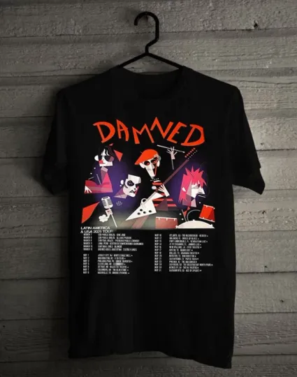 Discover The Damned North America Tour 2025 T-Shirt for Fans