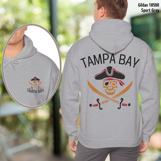 Discover Tampa Bay Custom Name Hoodie, Tampa Bay Personalized Hoodie, Custom Pocket Hoodie, Football Spirit Mom, Front/Back Custom Shirt