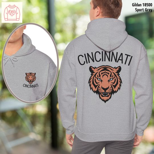 Discover Personalized Cincinnati Hoodie - Custom Text, Bengal Team Spirit Mom Football Shirt