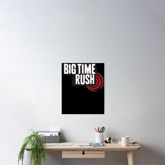 Discover Big Time Rush Poster – Modern Band Artwork