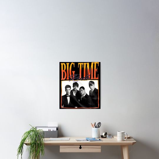 Discover Big Time Rush Poster – Stylish Wall Art for Pop Music Fans