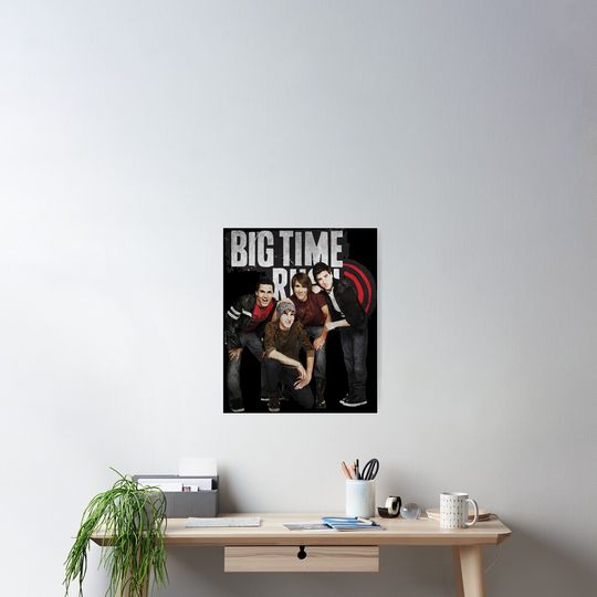 Discover Big Time Rush Poster – Stylish Pop Band Print for Home Interiors