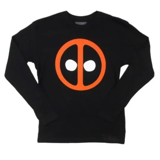 Deadpool Icon Symbol Marvel Adults Thermal SweatShirt