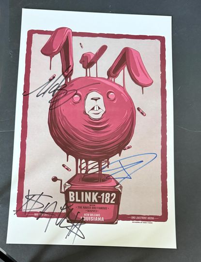 Discover B182 Music Poster Signed by 3 Band members Poster