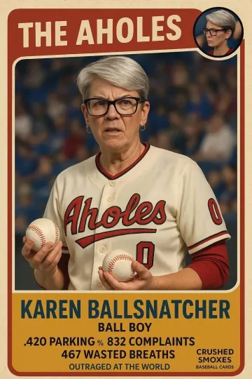 Philadelphia Phillies Karen Ballsnatcher Cringe Funny Baseball Team Poster