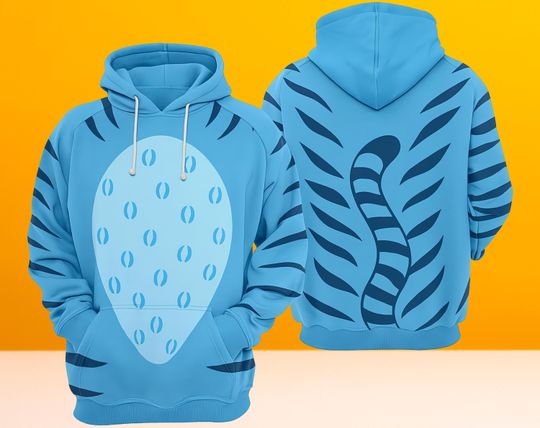 Discover Funny Kpop Tiger Derpy Cosplay 3D Hoodie, Kpop Tiger 3D Hoodie, Anime Hunter Halloween Hoodie 3D, Kpop Demon Hunter Halloween Hoodie 3D.