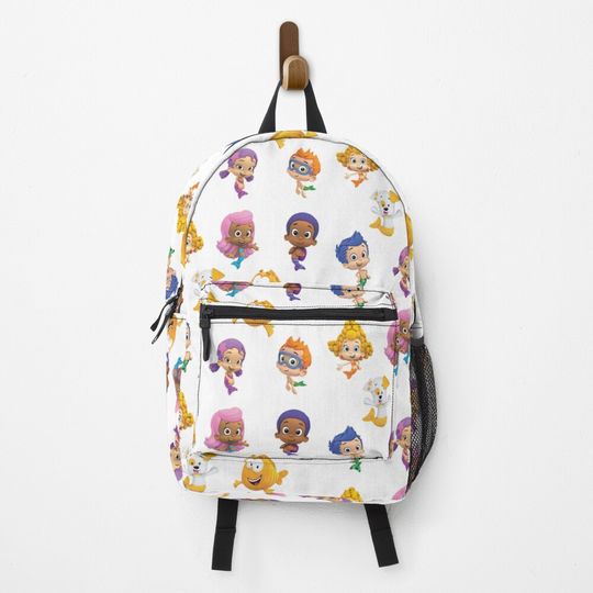 all bubble guppies together / cartoon / mermaids / kids Backpack