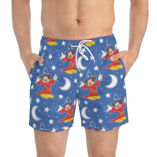 Discover Disney Mickey Mouse Men's Beach Shorts