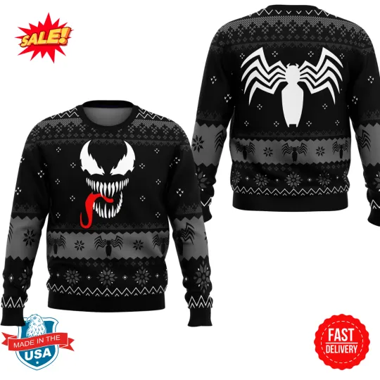 Discover Christmas Venom Ugly Sweater