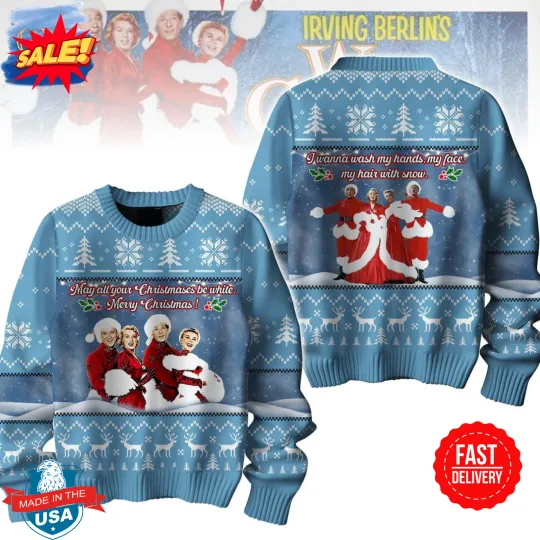 Irving Berlin White Christmas Limited Edition Ugly Sweater