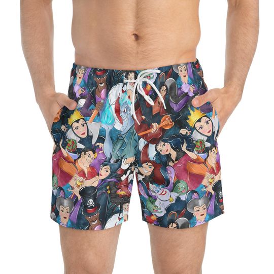 Discover Disney Villains Men's Beach Shorts