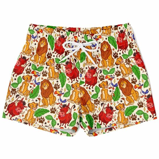 Discover Lion King Disney Men's Beach Shorts