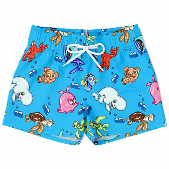 Discover Nemo Disney Men's Beach Shorts