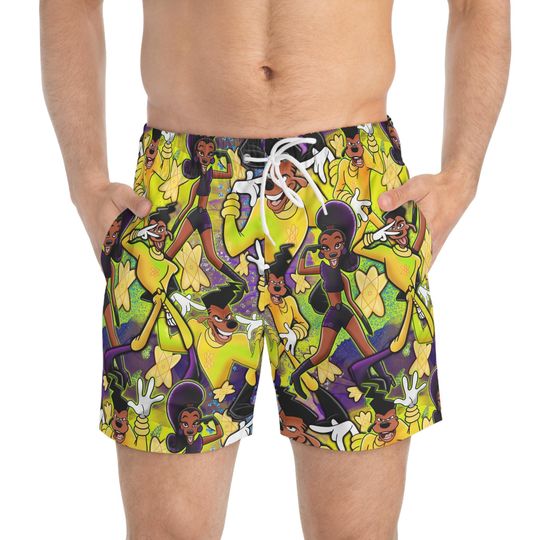 Discover Goofy Movie Men's Beach Shorts