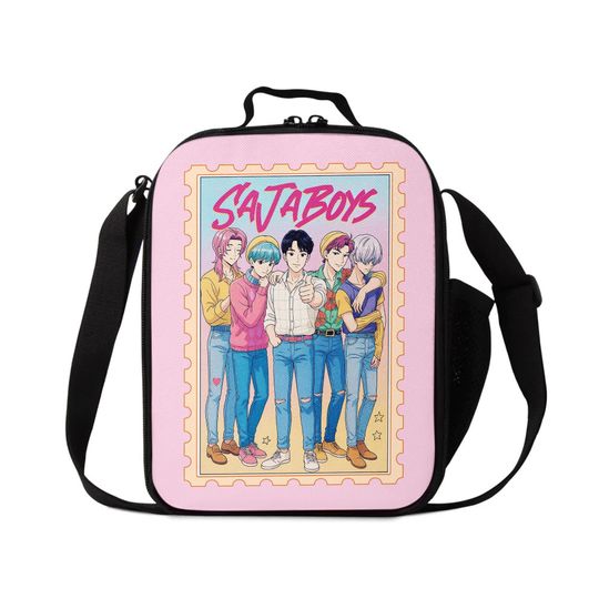 Kpop Saja Boys Lunch Bag, Demon Hunters Movie Lunch Bag, Boy Group Lunch Bag, Kpop Idol Lunch Bag, Back to School Kids Lunch Bag